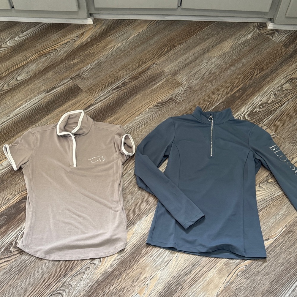 Lot of 2 Womens XS Equestrian Riding Tops